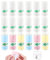 Mini Printer Sticker Paper Roll - 18Pcs 57 x 25 mm Thermal Rolls, Thermal Printer Paper for Children, Mini Sticker Printer, Instant Camera, Self-Adhesive Printable Sticker, BPA-Free, Multicolors