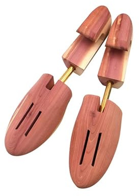 GIJMZY Árbol de zapatos madera ajustable un solo tubo for hombres y mujeres(M(EUR39-41))