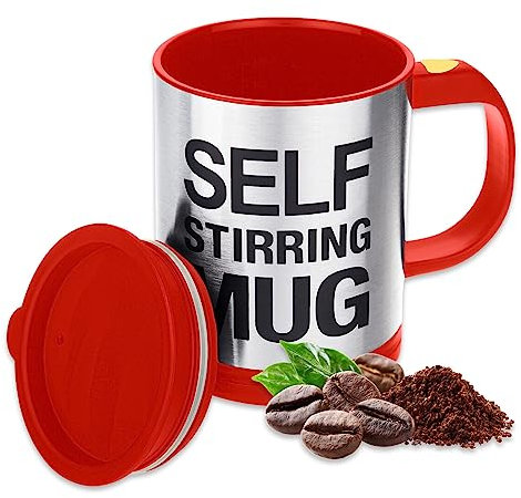 AEX Taza de café autoagitable,Taza de té,Taza de café autoagitación,La mejor idea de regalo de cumpleaños de Navidad para hombres, mujeres y niños