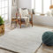Livabliss Kupang Shaggy Berber Teppich - Flauschiger Teppich für Wohnzimmer, Esszimmer, Schlafzimmer, Langflor Hochflor Teppich flauschig - Teppich groß 200x275 cm, Wohnzimmerteppich in Creme