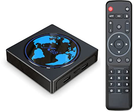 X98 Mini Amlogic S905W2 TV Box Android 11 4GB RAM 32GB ROM unterstützt AV1 WiFi BT4.2 4K HDR Box mit Tastatur i8