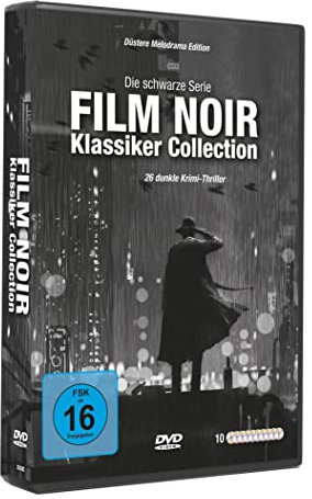 Film Noir Klassiker Collection - Schwarze Serie mit 25 dunkle Krimi-Thriller (Düstere Melodrama Edition)