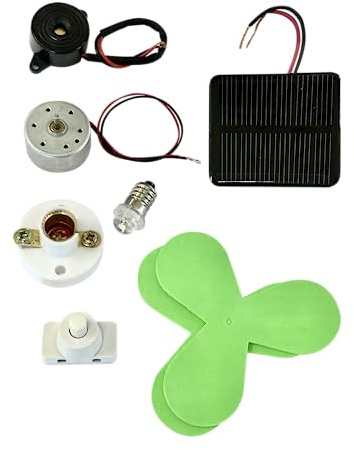 Electro DH Kit eléctrico solar para niños, incluye componentes de electricidad y energía solar, adecuado para niños, requiere ensamblado, supervisión adulta necesaria