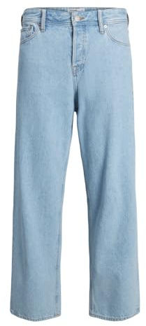 JACK & JONES Man Baggy Fit Jeans JJIALEX JJORIGINAL SBD 306 NOOS säckig passform jeans, Blå denim, 28W / 34L
