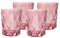 HOMLA Lunna Lot de 4 verres roses 0,29 l
