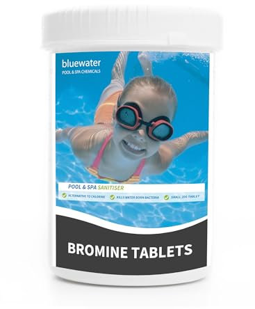 1kg Bluewater Bromine Tablets – Pool and Spa Sanitiser – Alternative to Chlorine