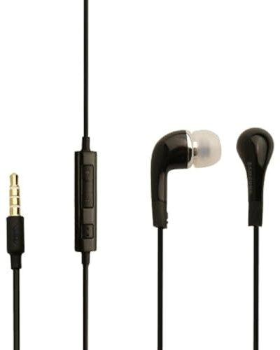 Samsung EHS64 – Auriculares in-ear Negro Black intrauditivo In-Ear Headset Head Juego de auriculares 3,5 mm conector estéreo sonido Bulk Incluye pantalla reinigungspad