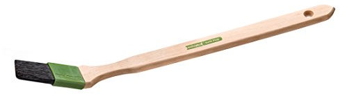 Colorus High Premium Heizkörperpinsel 35 mm | Winkelpinsel Solid für zähe und lösemittelhaltige Lacke und Farben | Lackierpinsel mit stabilisierten Chinaborsten | Lackpinsel | Eckenpinsel