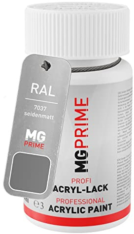 MG PRIME RAL 7037 Staubgrau/Dusty grey seidenmatt Lackstift 50 ml schnelltrocknend