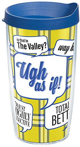 Tervis Made in USA Double Walled Clueless Insulated Tumbler Cup Keeps Drinks Cold & Hot, 16oz, Collage
