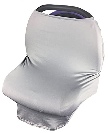 Écharpe d'allaitement pour bébé servant aussi de foulard de Couverture large - Allaiter en privé - Couvertures d'allaitement - Echarpe Allaitement Bebe de Maternité (GY)