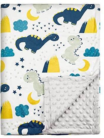 Soarwg Kids Babydecken 75 x 100 cm, Unisex, Neugeborene, superweiche Dinosaurier-Schlafdecken für Kleinkinder, Kinder, Babys, Mädchen, Jungen, Kinderzimmer, Bettdecke, Geschenke