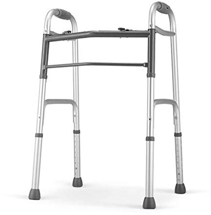 NATWEE Andador, Marco para Caminar con Asiento Andador de Aluminio Ayudas para Caminar Plegables Ligeras It's so Kind of You
