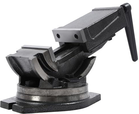 Morsa inclinabile da 4 pollici, morsa per macchina da 100 mm, larghezza ganasce, morsa di precisione, per tavolo a croce, fresa, banco da lavoro