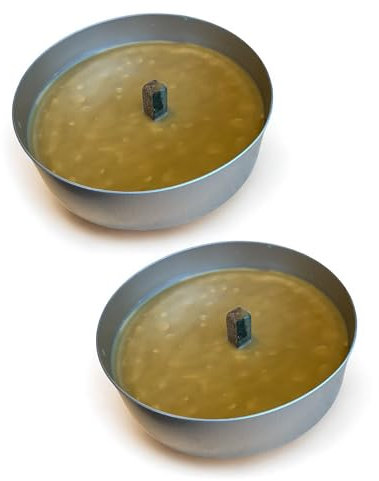 Flammenschale - Außenkerze - Brenndauer ca. 10 Stunden - Ø 15.5 x 4.5 cm - 20 Stück