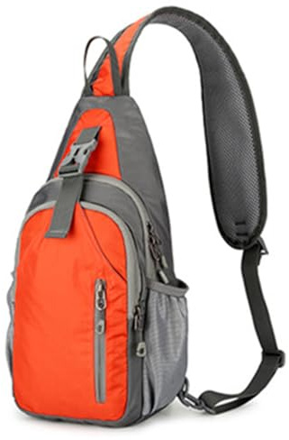 Whoasyst man bröstväska sport praktisk axelväska casual dagryggsäckar crossbody stor kapacitet slungor man bröstslingor tonåringar axel stor kapacitet crossbody, a