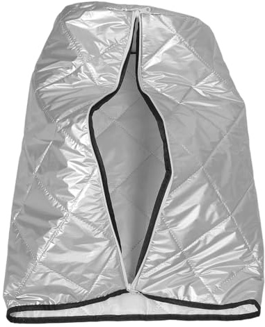 FUTUREORYY Housse Isolante en Tissu Oxford pour Bouteille de Gaz Propane 10 Kg, Protection Thermique et Anti-poussière Extérieure, Argentée, Camping et Jardin, Couverture Résistante