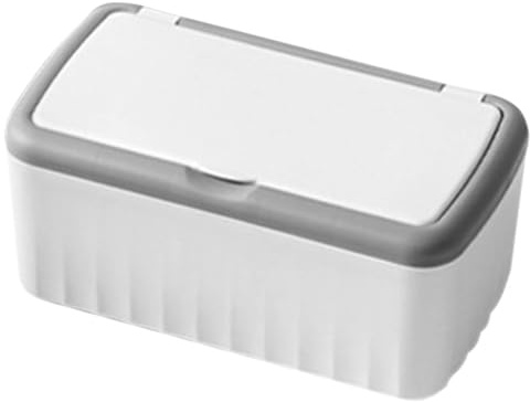 LIFKOME Caja Dispensadora de Toallitas Húmedas de Gran Capacidad, Sellada y Extraíble, Color Claro Grande, Organizador Plástico para Baño, Hogar y Bebés, Contenedor Rellenable