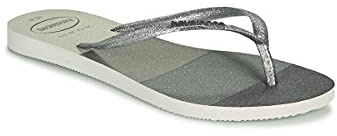 Havaianas Slim Palette Glow, Tongues Femme, White, 33/34BR (35/36 EU)