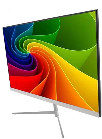 Annadue Monitor para Juegos de 24 Pulgadas, Monitores de Computadora FHD IPS 1920 X 1080 con Frecuencia de Actualización de 75 Hz, ángulo de Visión de 178 °, Interfaz (Enchufe Europeo