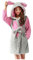 CuteOn Unisex Couple Womens Mens Cartoon Animal Coral Fleece Hooded Wrap Dressing Gown Housecoat Bathrobe Cosplay Mouse Medium