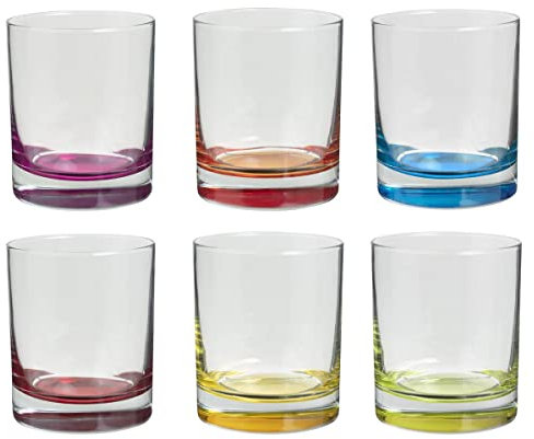 Secret de Gourmet - Set de 6 vasos de agua Colori