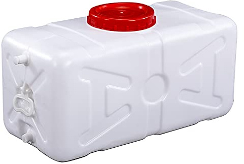 Jericane eau Réservoir D'eau En Plastique De Qualité 25L/30L/45L/75L/110L/155L/200L，blanc Bidons Pour Carburants Alimentaire Avec，Réservoir D'eau Car Portable，Eau Potable Conteneur Pour(Size:30L)