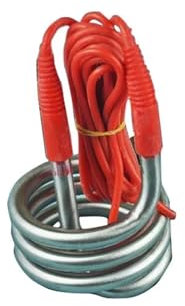 Genérico Elemento Calefactor Sumergible en Espiral de 220v y 2500w con Calentador de Agua de inmersión de Alambre de 1,5 M for Cubo de Tanque (Color : Stainless Steel, Size : 2.5kw)