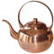 FytStycale Copper Kettle,Hot Water Kettle,1.2L Induction Cooker,Water Boiler Jug,Copper Teapot for Gas Stoves Induction Hob Camping, gold