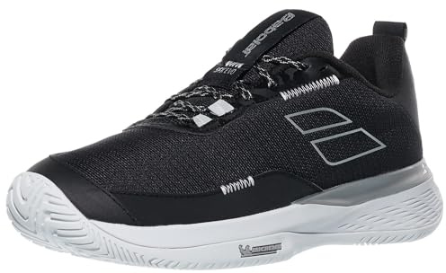 Babolat Women's SFX Evo All Court Tennis Shoes, Black/Silver, 7 UK