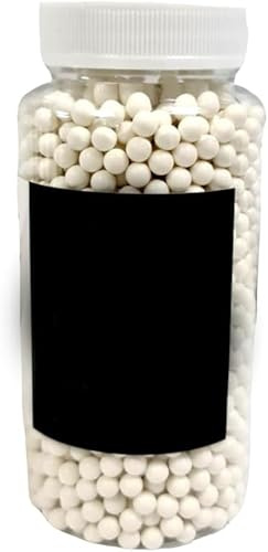 MIXEL BB Pellets Bullets High-Grade Polished Bulldog, Plastic BBS, Balls for Airsoft Gun, Ensuring Reliable And Consistent Performance (1500 BB BULLET WHITE)
