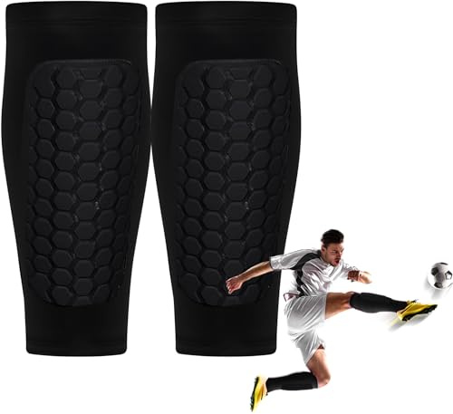1 Paire de Protège-Tibias,Supports de Protège-Tibias pour Enfants,Protège-Tibias de Football pour Enfants,pour Hommes et Femmes,pour Basket-Ball, Cyclisme, Escalade (4 Tailles Disponibles) L