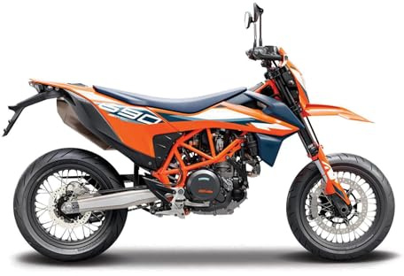 Maisto KTM 690 Motorbike (2023) - 1:12 Scale - Incredibly Detailed Die Cast Replica Collectible Motorcycle Model