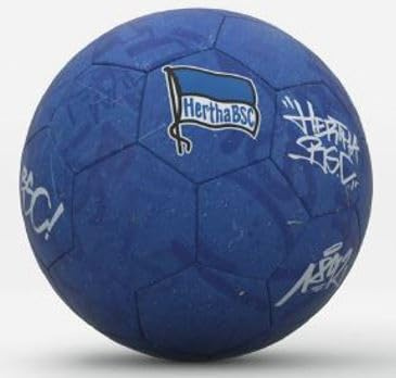 Hertha BSC Berlin Fußball Ball ** Fairtrade Graffiti ** in Größe 5