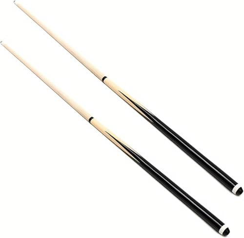 HOBBYTECH Queues de Billard 108cm en Bois dévissable en Deux Parties - Bâtons de Queue de Billard pour Jeu de Table (Lot de 2 x 108 cm)