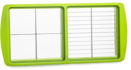 Genius Nicer Dicer - Affettaverdure intelligenti, 2 in 1, 5 x 30, 30 x 30 mm, ricambio per affettaverdure e verdure a cubetti, a strisce