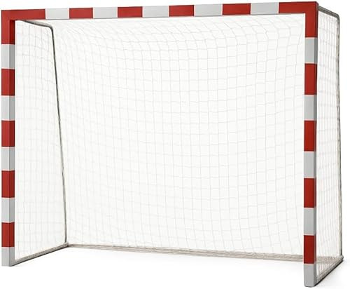 Red Porteria Pack 2 Unidades | Red Porterias de Futbol 100x100mm Balonmano, Entrenamiento, y Futbol Sala | 3x2x1M, Red Blanca Resistente para Interior y Exterior (No Incluye Portería) (3,5mm)