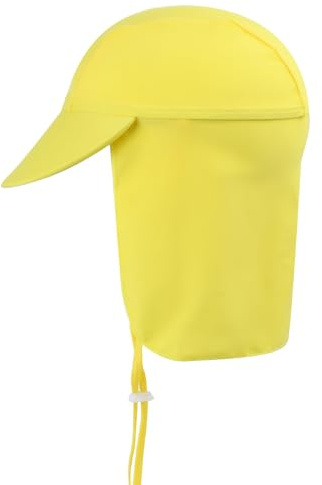 Skyddande visirhatt, solskyddsmössa, solhatt, sommarhattar för barn 50 UPF, strandhatt för 1–6 år(IT, ålder, 1 år, 3 år, gul)