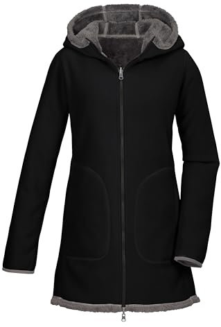 G.I.G.A. DX Mujer Parka polar reversible/chaqueta polar con capucha GW 60 WMN KNTFLC PRK, schwarz, 44, 42502-000