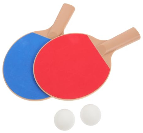 SUPVOX Set Raquettes de Tennis de Table Élastiques pour Garçon Fille Sportif Entraînement Polyvalent Facile à Utiliser Adapté Aux Filles et Garçons Extérieur et Intérieur