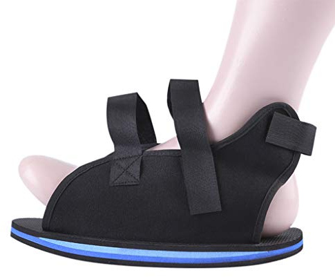 Zapatos de rehabilitación de pie quirúrgicos rotos zapatos de recuperación de fracturas de pie botas de caminar con correas ajustables dedo del pie abierto yeso zapato fundido post cirugía recuperaci