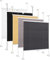 Eurohome Plissee Grau 105x120cm klemmfix ohne Bohren Easyfix für Fenster und Türen