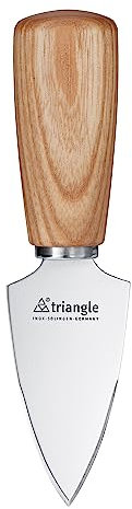 triangle 86 182 00 00 Parmesanmesser Soul spitz mit Esche-Griff zum Spalten und Brechen von Hartkäse Parmesan Made in Solingen/Germany professionelle Qualität