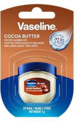 Vaseline Lip Therapy Cocoa Butter, Pflegender Lippenbalsam für optimale Feuchtigkeit, (Cocoa Butter (1er Pack))