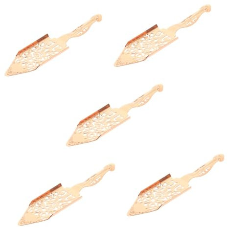 Amosfun 5 Pièces cuillère à absinthe fontaine à absinthe creusée cuillère d'e pratique accessoire bar s à cocktail à sucre en cube d'e domestique