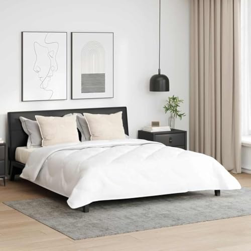 Générique Duvet d'été Simple avec Oreiller 3 pcs Blanc Microfibre,Maison & Jardin,Linge,Literie,Dessus-de-lit & couettes,Blanc,7.18 KG,3377313