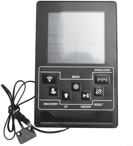 Vogatore contatore elettronico monitor con funzioni per tempo, distanza, calorie bruciate, SPM, colpi e frequenza cardiaca