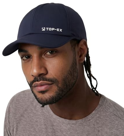 TOP-EX UPF 50+ Cooling Baseball Sun Cap for Men Golf 96611 Black XL/XXL