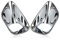 Eastar Chrome Front Nebelscheinwerfer Light Cover Trim für Jeep Grand Cherokee 2011-2013