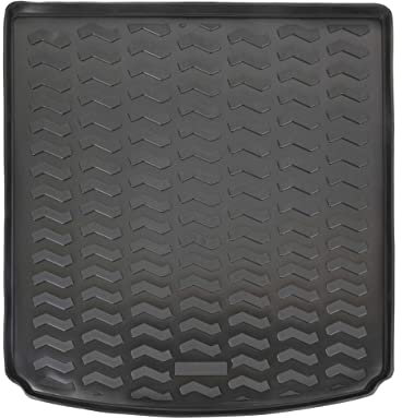 J&J AUTOMOTIVE | Tapis De Coffre Caoutchouc Premium Compatible avec Leon 3 Break 2012-2020, Bord Haut, Antidérapant, Inodore, Toutes Saisons